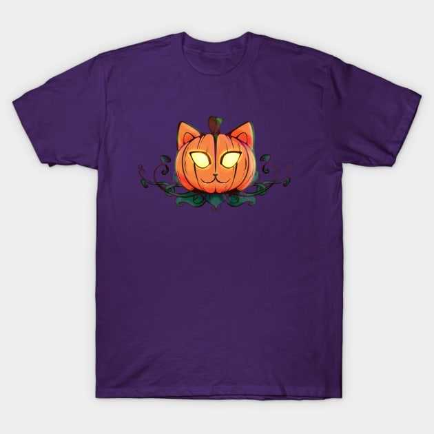 Pumpki-kitty! T-Shirt by BlakBunni